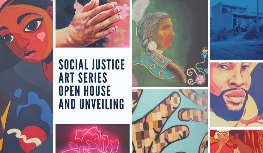 collage of art from social justice series