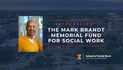 Mark Brandt Memorial Fund graphic and headshot