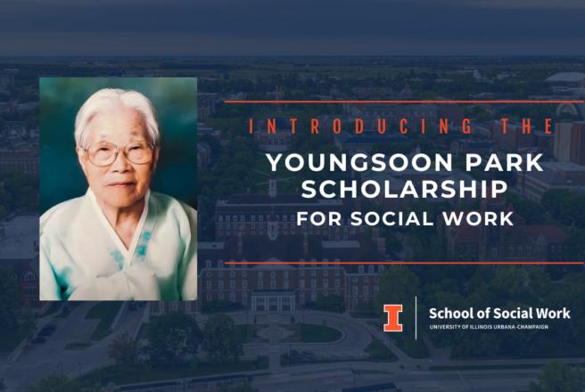 Youngsoon park scholarship graphic and headshot