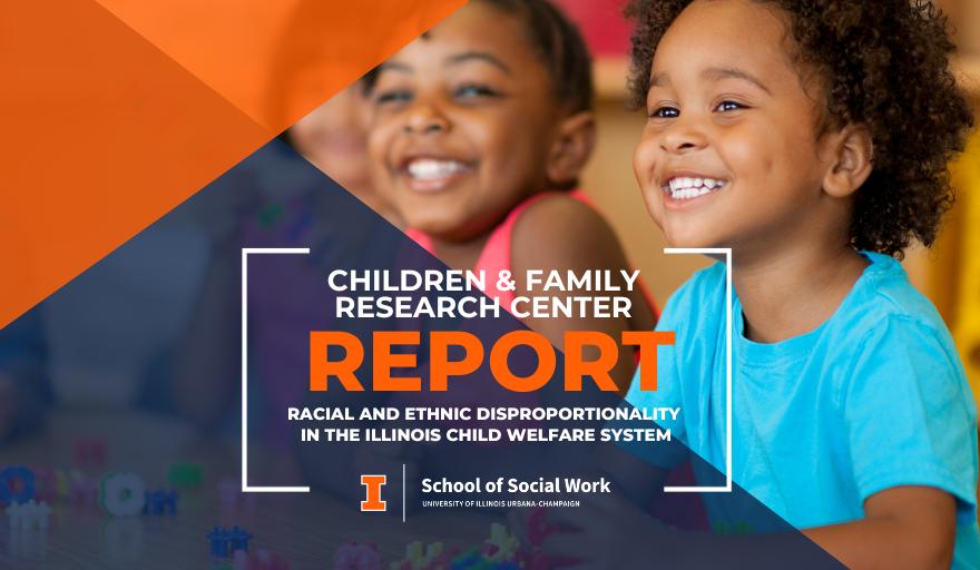 image of small children and CFRC report graphic