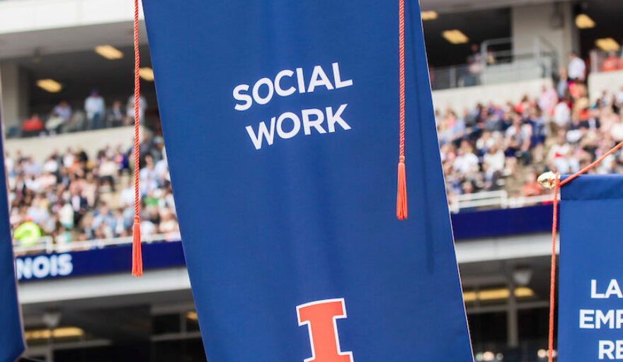 A banner of Social Work.