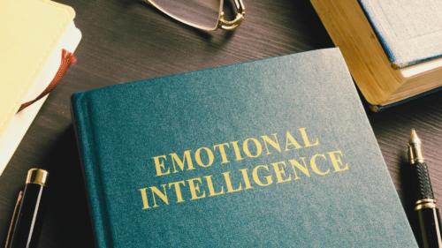 Book that says Emotional Intelligence