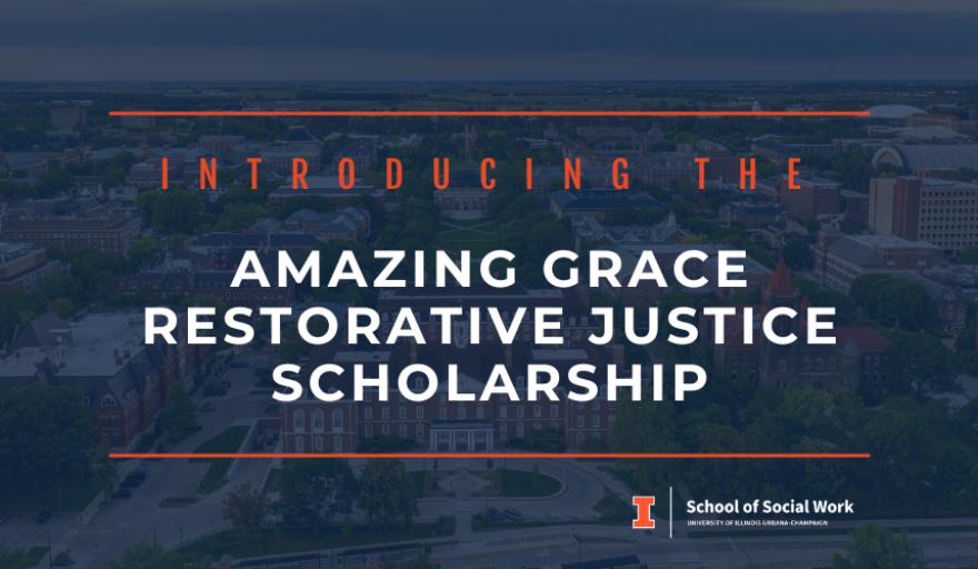 Amazing Grace Restorative Justice Scholarship graphic