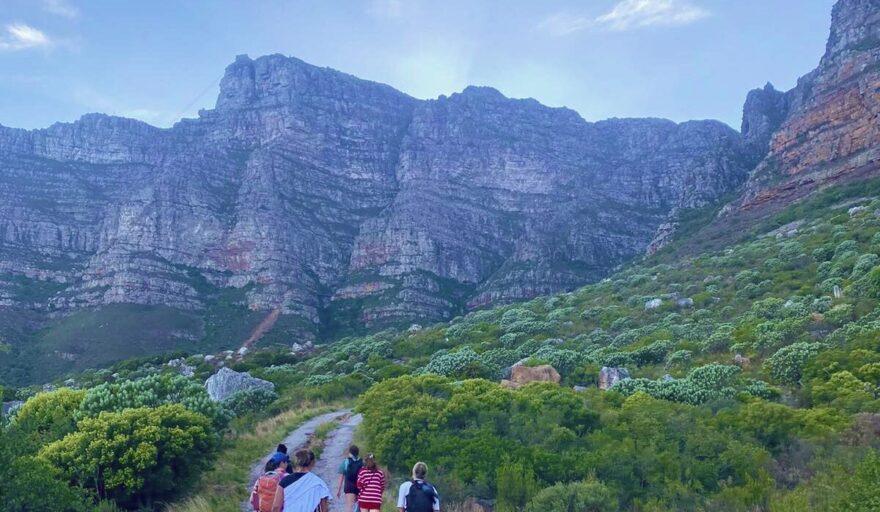 Taryn with other students in CapeTown South Africa